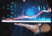 Technology AI (Artificial intelligence), Data analysis and technology inputting commands to analyze data and build something.